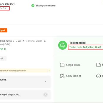 Hepsiburada Ve Kaira Türkiye Sipariş İptali