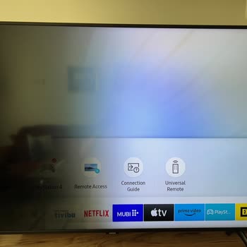 Samsung QLED 55' TV Ekranın Yarısı Kararması Sorunu
