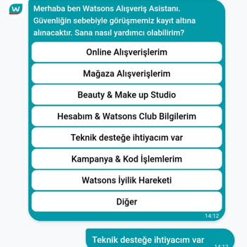Watsons Hesabıma Giremiyorum Ve Şifremi De Yenileyemiyorum