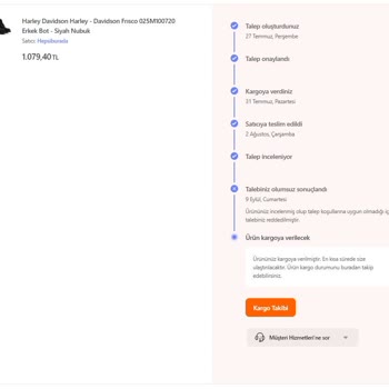 Hepsiburada'ya Onarmaları İçin Gönderdiğim Ürün Onarımda Yok Oldu