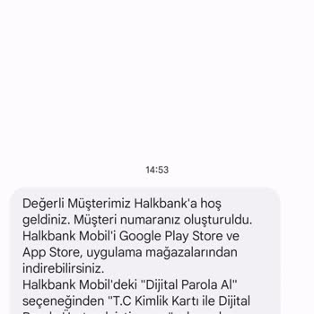 Halkbank Müşteri Numarası Oluşturma