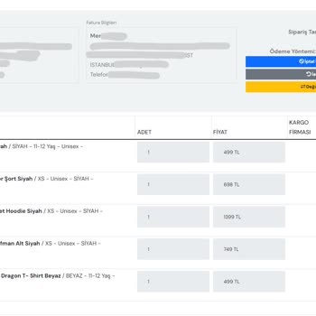 Bahçeşehir Koleji Vasat Kargo Ve Kıyafet Satış Yönetimi!