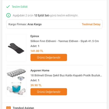 Mutlu Pastacılık ve Malzemeleri Trendyol Güven Sarsan Alışveriş