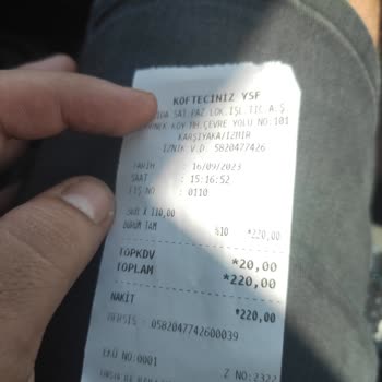 Köfteci Yusuf Et Dönerde Sinir Çıktı