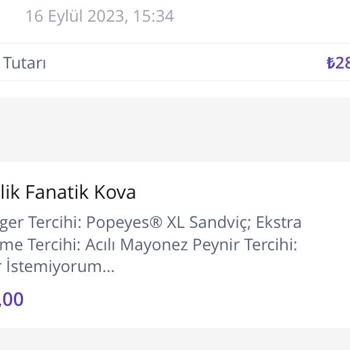 Popeyes Nizip Kafasına Göre Takılması