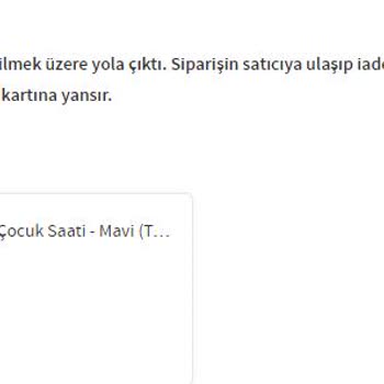 Trendyol Kayıp Kargo Ve Ücret İadesi
