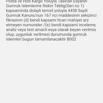 UPS Türkiye Gümrük İşlemini Yapmadıkları İçin Ürünün Gümrükte Takılması