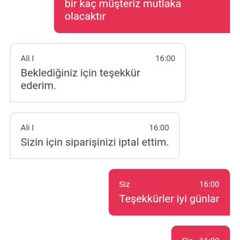 Yemek Sepeti 2saat Bekletti