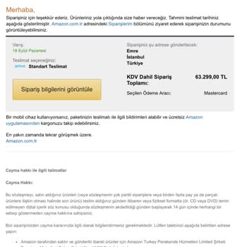 Amazon Hesabımı Kilitleyip Beni Mağdur Etti