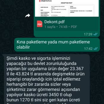 Elit Paketleme İsi Şikayetim Var