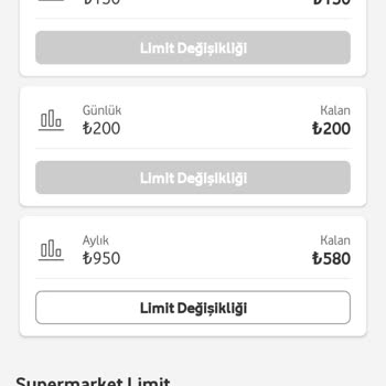 Vodafone Mobil Ödeme Limit Problemi
