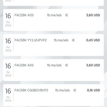 Facebook İzinsiz Kredi Kartımdan Para Çekmiş