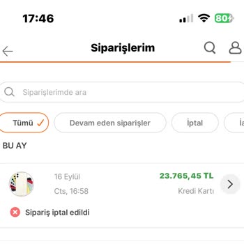 Hepsiburada Ürün İptali Sağlanıyor Her Defasında