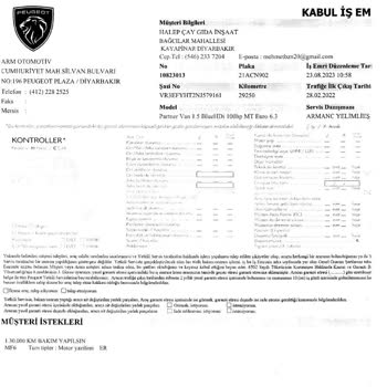 Peugeot Yetkili Servisin Sorumsuz Davranışı