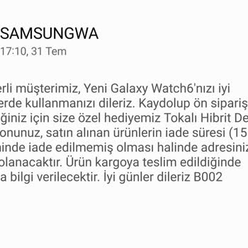 Samsung Telefon Lansman Hediyesini Göndermiyor