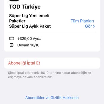 Tod TV Üyeliğim Parasını Vermeme Rağmen Yenilenmedi