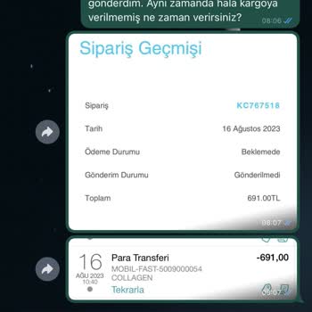 Kiperin Collagen Kiperin Kolajen Kargoya Verilmiyor