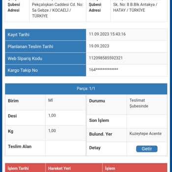 Sürat Kargom Acentede Görünüyor Ama Acente Kargonuz Bizde Değil Diyor
