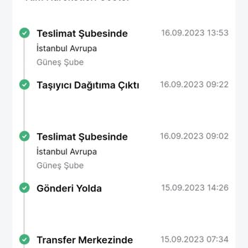 Trendyol Express İstanbul İçi Siparişimi Getirmedi