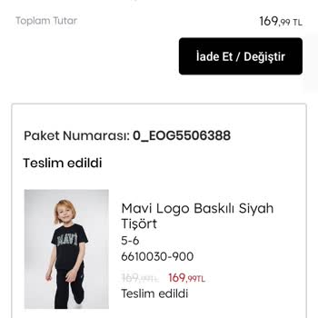 Mavi Giyilmedik T-shirt İlk Yıkamada Tüylendi