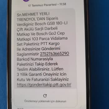 Trendyol Yanlış Gönderilen Sipariş
