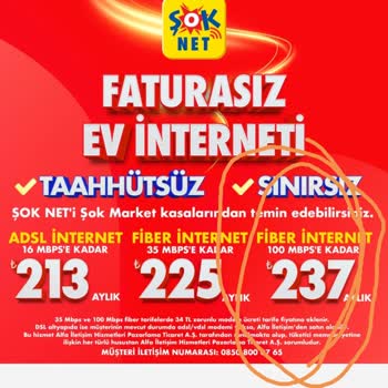 Şok Net Sık Sık Ve Müşteriye Bildirim Yapılmadan Yapılan Zamlar