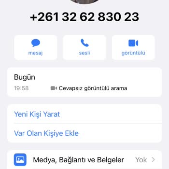 WhatsApp Bilinmeyen Numaralardan WhatsApp Araması