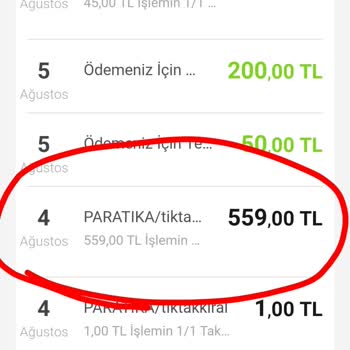 TikTak Kirala Provizyon Fazla Çekilen Para