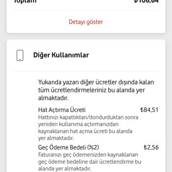Vodafone Yanımda Oto Ödeme Talimatı Bozuk
