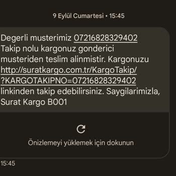 Sürat Kargo Dağıtıma Çıkarılmayan Kargom İçin Günlerdir Uğraşıyorum.