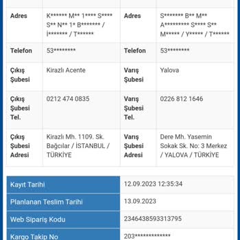 Sürat Kargo Gönderi Teslim Edilmiyor Ve İlgilenen Yok