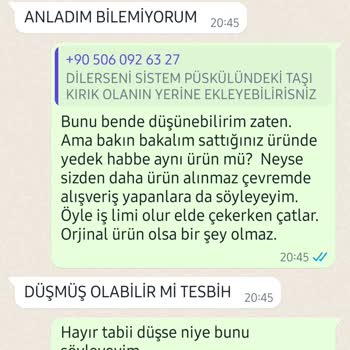 Toscana Tesbih (Instagram: toscana_tesbih) Toscana Tesbih Sahte Ürün Satıyor