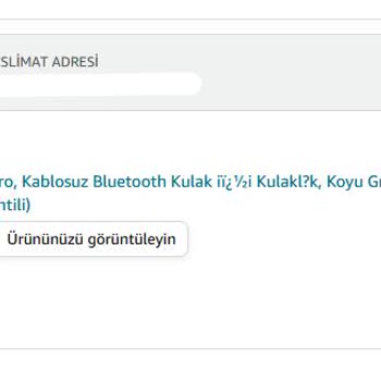 Amazon Siparişim Gelmiyor Ve Param Rehin