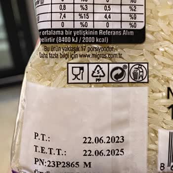 Migros Jasmine Pirinç Kurtlu