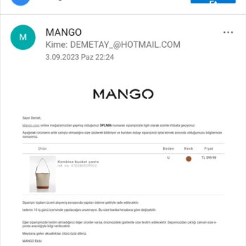 Mango Stoktaki Ürünü Fiyatı Artırmak İçin İptal Etti