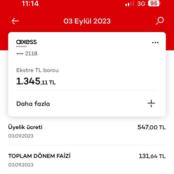 Kart Üyelik Aidatı Akbank