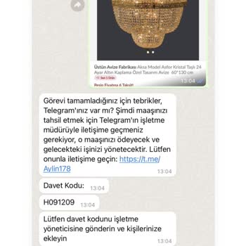 WhatsApp, Telegram Kanalından Görev Yap Para Kazan Aldatmacası İddiası