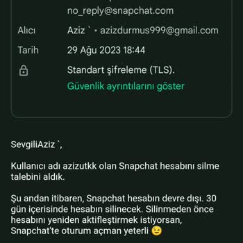 Snapchat Hesap Silme S