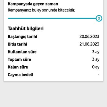 Vodafone Rıza Olmadan 12 Ay Taahhüt