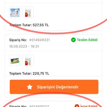 Migros Sanal Market Gerekçe Göstermeden Siparişleri İptal Ediyor