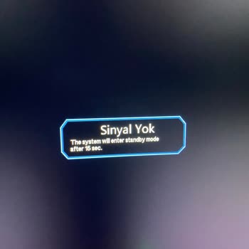 Rampage Monitörüm Sinyal Vermiyor