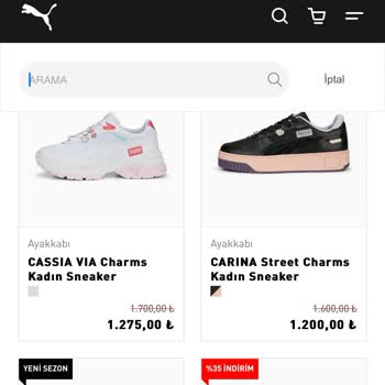 Puma Faturaya Yansıtılmayan İndirim