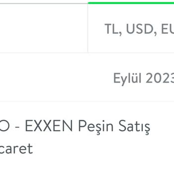 Exxen Üyelik İptali Yapılmış Olmasına Rağmen Hesabımdan Haksız Bir Şekilde Tahsilat Yapıldı