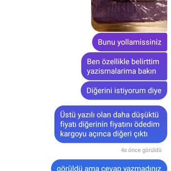 Cuzdanburada (Instagram) Yanlış Sipariş Yolladılar