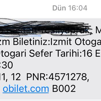 Obilet.com'dan Aldığım Harem Varışlı Otobüsün Başka Yerde Bırakması