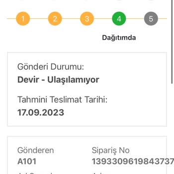 Bir Günde Kargo A101'den Ürün Siparişi Hakkında