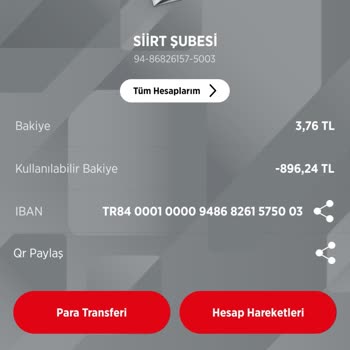 Ziraat Bankası Hesabımda Kendiliğinden Gelen 900 Lira Borç