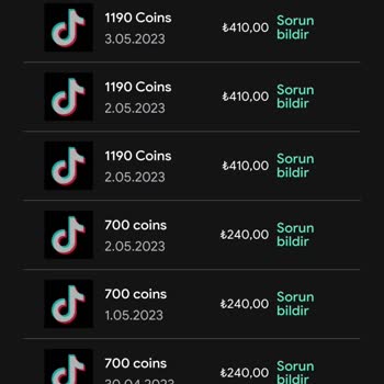 TikTok Geri İade İstiyorum