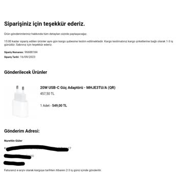 Appleturkiye.com (özel) Ücret İadesi İstiyorum