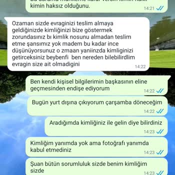 PTT Kargo Çalışanı Bana Ait Olan Kimliğimi Evine Götürdü